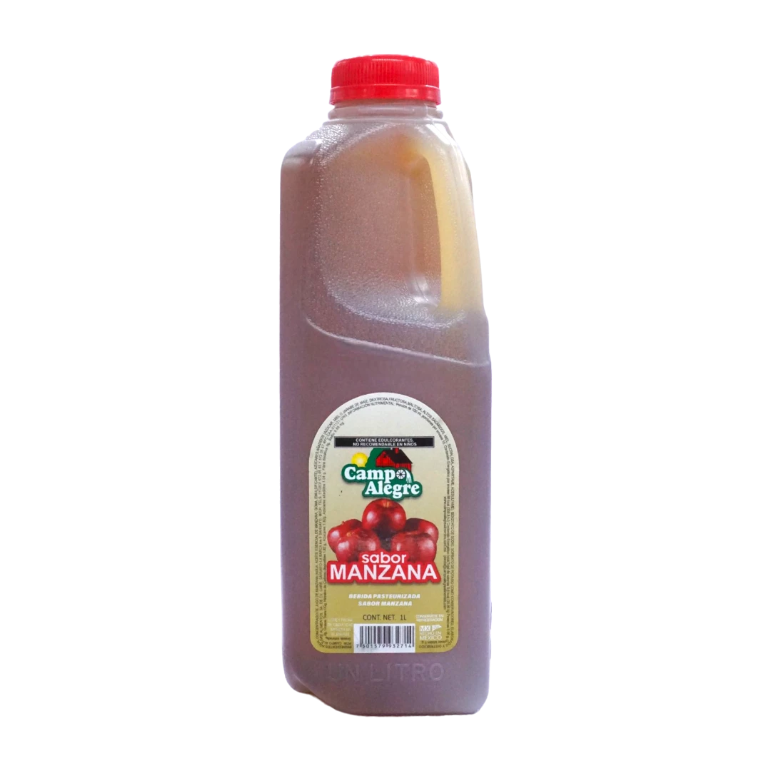 Bebida Saborizada Sabor Manzana 1 L - Campo Alegre Alimentos