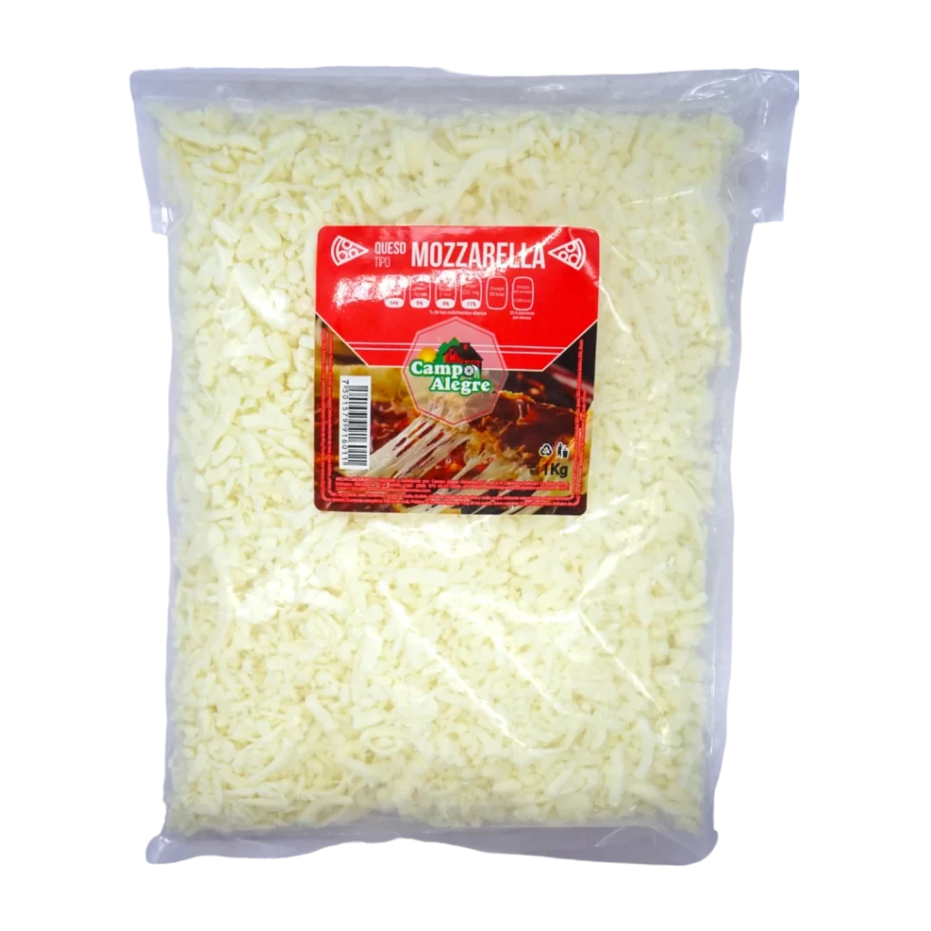 Imitación Queso Mozzarella Cubicado 1 kg - Campo Alegre Alimentos